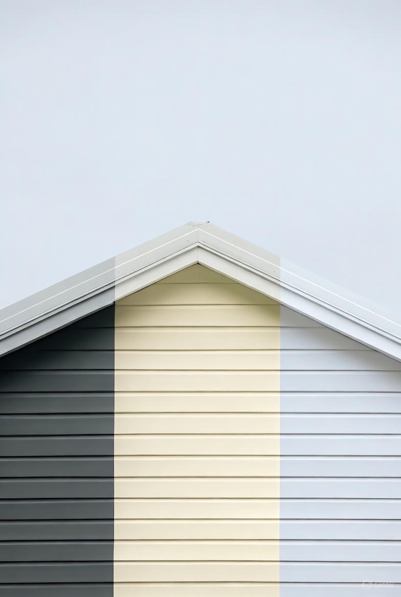Light vs dark paint colors for weatherboard houses comparison